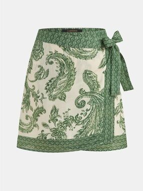 Commense Paisley Print Wrap Skirt NWT